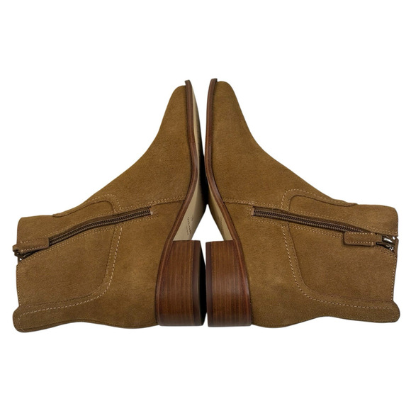 Cole Haan Naia Brown Suede Booties Ankle Boots Womens Size 7B W32260 New - Picture 5 of 10